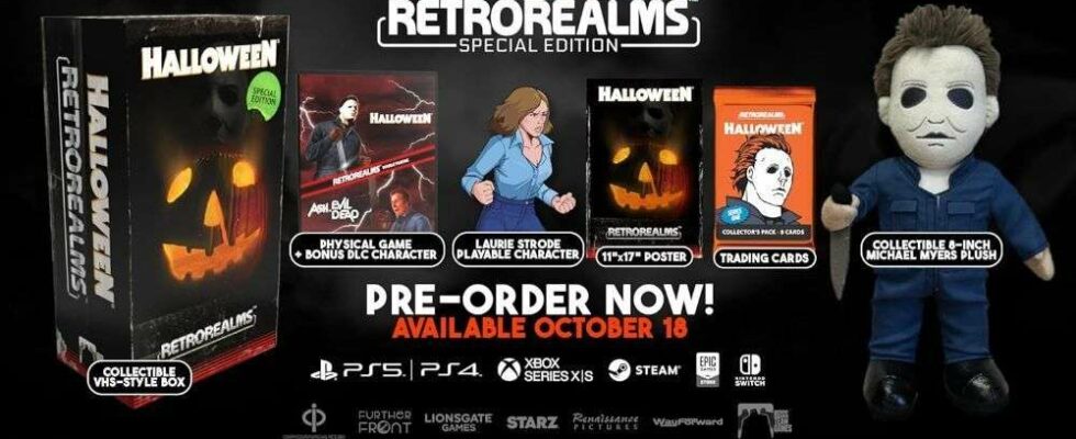 RetroRealms Halloween Special Edition Preorder: Michael Myers Arrives at Your Doorstep