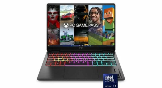 Remportez une réduction de 500 $ sur l'Omen Transcend 14 pouces de HP, un portable de jeu avec écran OLED 2,8K.