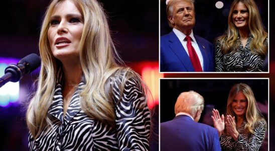 Melania Trump réalise enfin une sortie lors de la campagne de Donald, se montrant au Madison Square Garden.