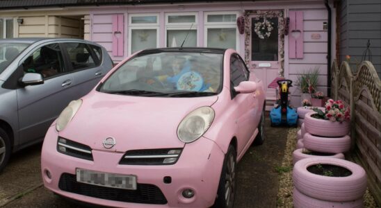 La maison Barbie rose fluo de notre voisin, source de colère et de railleries dans notre quartier.