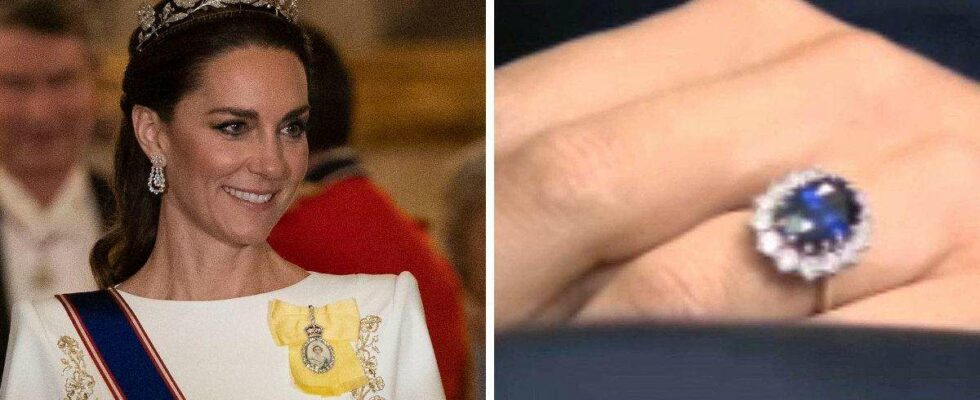 Kate Middleton a "fait évoluer" sa bague de fiançailles en saphir pour symboliser son "affection et son dévouement" envers le prince William