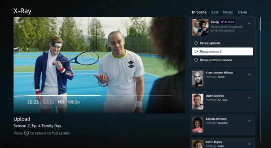 Amazon Prime Video Introduces AI-Powered X-Ray Recaps for Effortless Episode Summaries