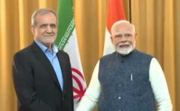 Modi and Iran's Pezeshkian Discuss Middle East Peace and Bilateral Cooperation at BRICS Summit