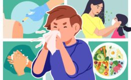 Titre : Protégez votre enfant des 4 virus hivernaux qui circulent actuellement : conseils pratiques pour éviter les infections.