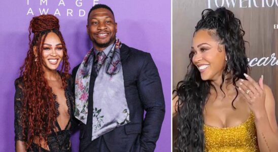 Jonathan Majors et Meagan Good annoncent leurs fiançailles au gala EBONY Power 100 : admirez la superbe bague en diamant de l'actrice.