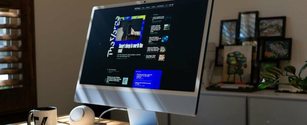 Titre : L'iMac M4 : un ordinateur avant-gardiste pour un monde en évolution