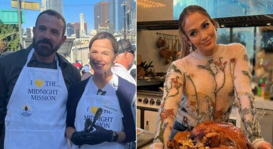 Ben Affleck et Jennifer Garner partagent un moment spécial à Thanksgiving, tandis que Jennifer Lopez fête seule : Découvrez les photos.