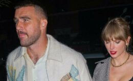 Taylor Swift et Travis Kelce sur le point de dévoiler leurs fiançailles à leurs familles lors d'une fête de Thanksgiving discrète.