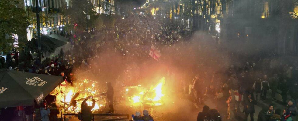 Manifestation pro-européenne en Géorgie : un conflit avec la population locale