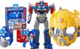 Transformers One : Figurines d'action en promotion se métamorphosent en masques à porter