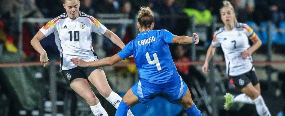 Deux faux pas et des occasions manquées : les joueuses de la DFB échouent face à l'Italie en fin d'année