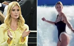 Ivanka Trump rayonne en maillot de bain noir sexy en surfant pendant des vacances en famille