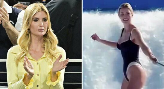 Ivanka Trump rayonne en maillot de bain noir sexy en surfant pendant des vacances en famille