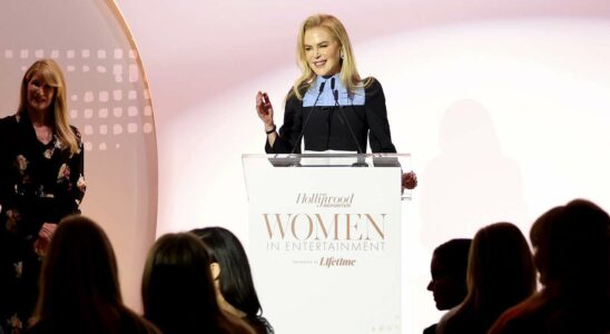 Nicole Kidman célèbre sa mère, ses filles et ses mentors féminins au gala Women in Entertainment de THR