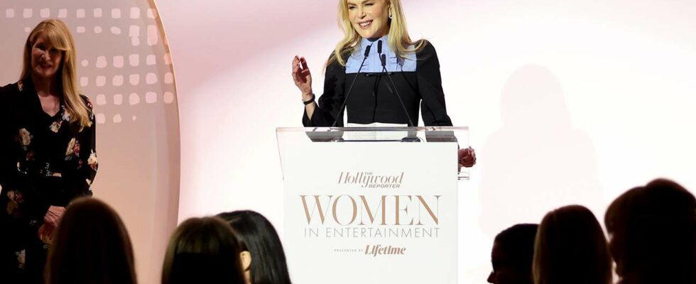 Nicole Kidman célèbre sa mère, ses filles et ses mentors féminins au gala Women in Entertainment de THR