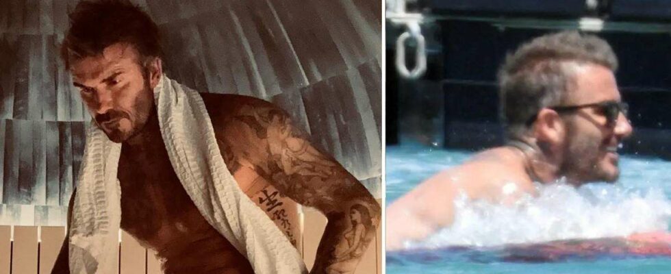 David Beckham se baigne nu dans son lac de campagne : il érige une barrière pour éviter les intrus !