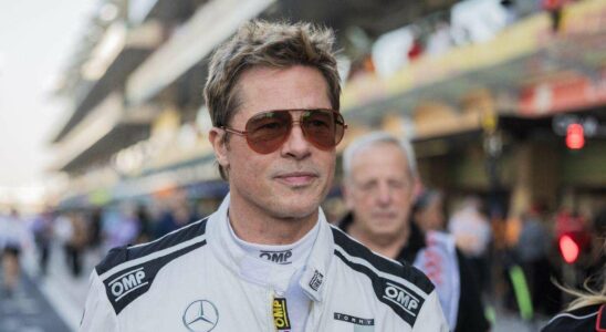 Brad Pitt ému à la fin du tournage du film 'F1' de Lewis Hamilton au Grand Prix d'Abou Dhabi : découvrez les photos.