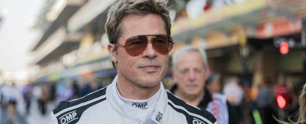 Brad Pitt ému à la fin du tournage du film 'F1' de Lewis Hamilton au Grand Prix d'Abou Dhabi : découvrez les photos.