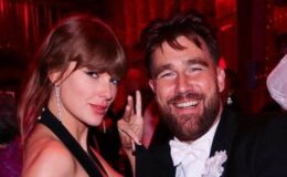 Travis Kelce organise une soirée mémorable pour Taylor Swift sur le thème de la tournée Eras : revivez les moments forts en images.