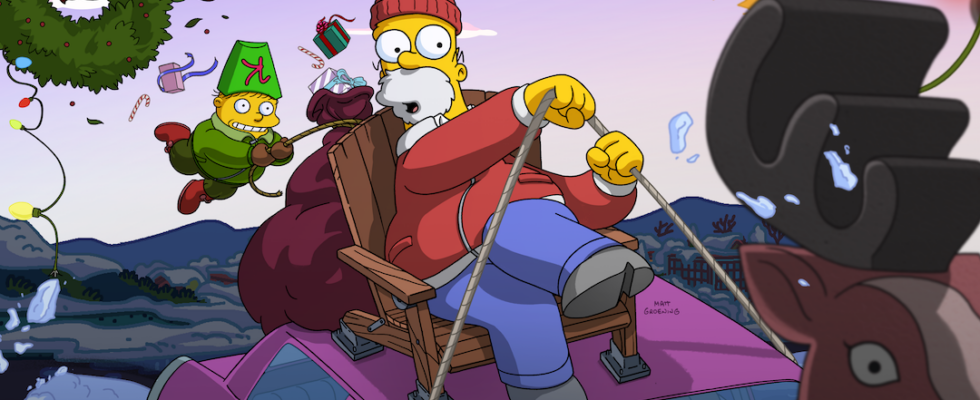 Homer gagne en maturité dans l'épisode de Noël émouvant des 'Simpson' sur Disney+, tandis que le professeur Frink redonne espoir à Ned Flanders en Dieu.