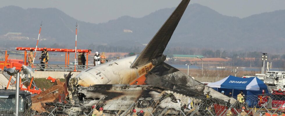 Un crash d'avion en Corée du Sud survenu peu après un signalement de collision aviaire