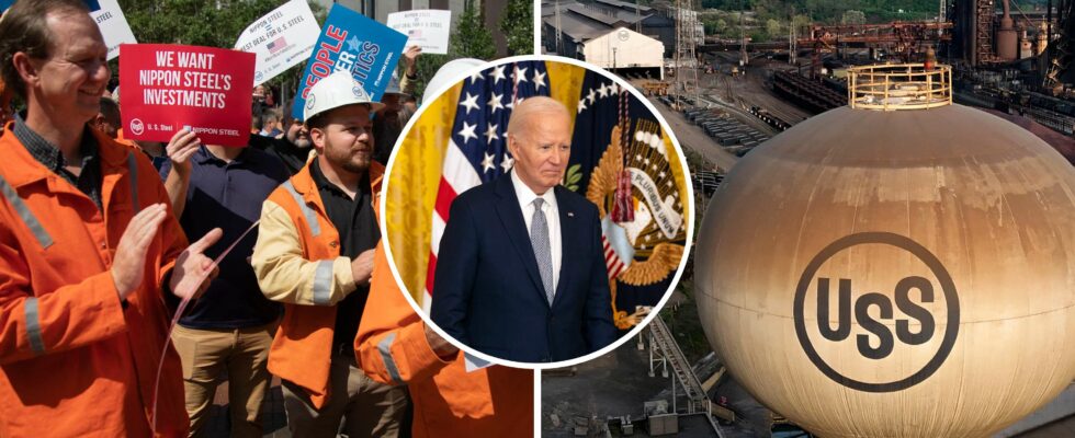 Joe Biden compromet les travailleurs américains au profit de son agenda politique, selon Nippon Steel