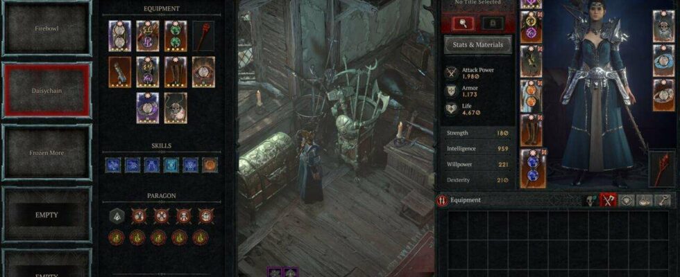 L'armurerie de Diablo 4 : un avantage pour les joueurs immortels et l'avenir de la classe de sorcière