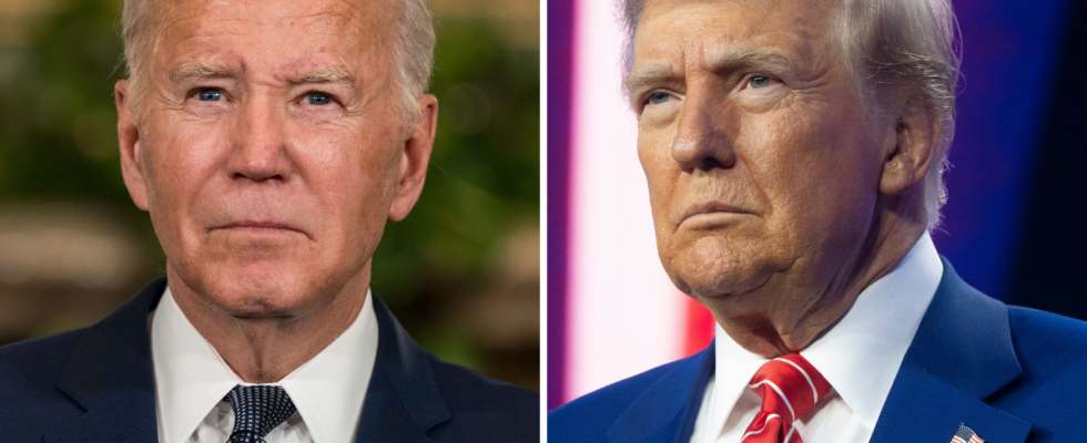 Comparaison des taux d'approbation de Joe Biden et Donald Trump : résultats d'un sondage