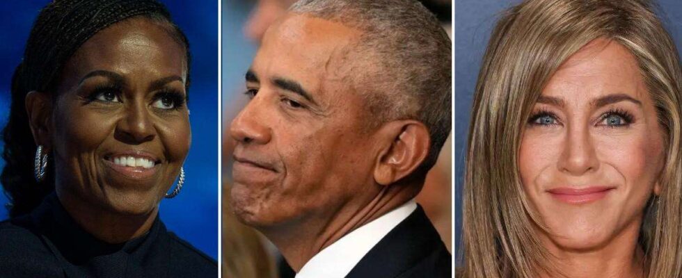 Barack et Michelle Obama dissipent les rumeurs de divorce en montrant leur solidarité, Jennifer Aniston en toile de fond.