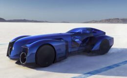 Une supercar électrique inspirée des chasseurs de combat, alliant la Batmobile et le pod racer de Star Wars, dévoilée sans pédales