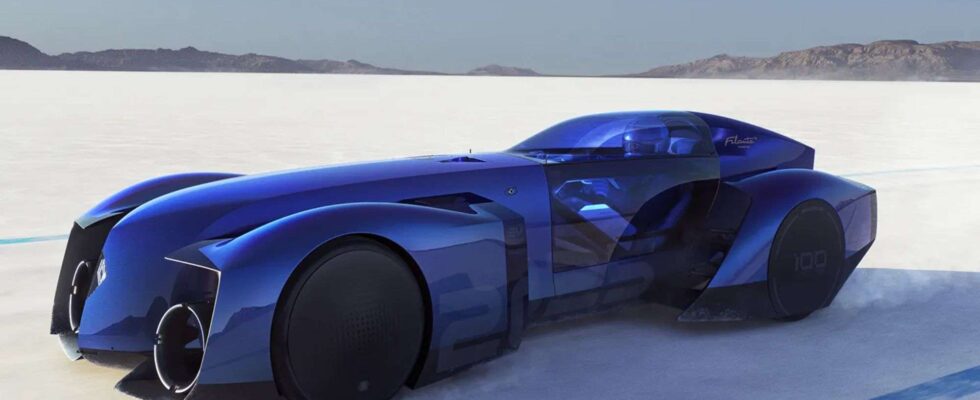 Une supercar électrique inspirée des chasseurs de combat, alliant la Batmobile et le pod racer de Star Wars, dévoilée sans pédales