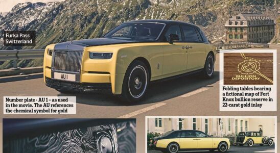 Une Rolls-Royce Phantom Goldfinger exclusive à 4,5 millions de livres pour célébrer le 60e anniversaire du film