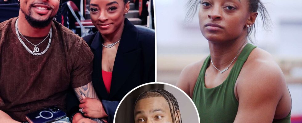 Simone Biles soutient son époux Jonathan Owens face aux critiques sur le catch : 'Je vais vous répondre'