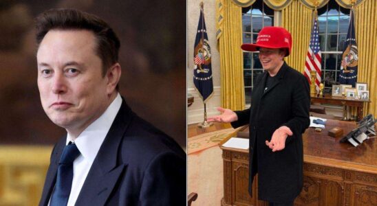 Elon Musk ridiculisé pour son immense chapeau MAGA rouge au Bureau ovale : découvrez la photo hilarante