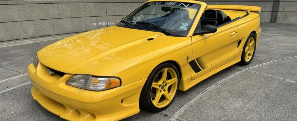 Ford Mustang Saleen S351 de 1995 à vendre : le bijou de barbecue de George Foreman