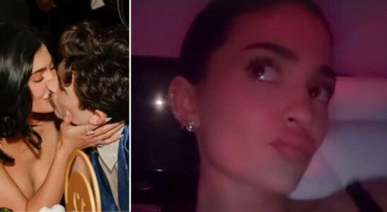 Kylie Jenner enrobe son décolleté dans une élégante robe noire lors du Festival du film de Berlin aux côtés de Timothée Chalamet : Découvrez les photos