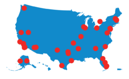 Accidents aériens aux États-Unis en 2025 : Un vol Delta se crash au Canada sur une carte interactive