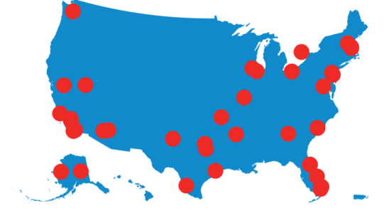 Accidents aériens aux États-Unis en 2025 : Un vol Delta se crash au Canada sur une carte interactive