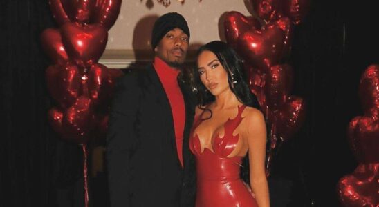 Bre Tiesi de Selling Sunset affiche son décolleté audacieux en robe en latex et célèbre la Saint-Valentin avec Nick Cannon, le père de son enfant : Découvrez les photos.