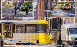 Chasse à l'homme à Manchester après la tragique mort d'une fillette de 3 ans percutée par une camionnette sur un tram